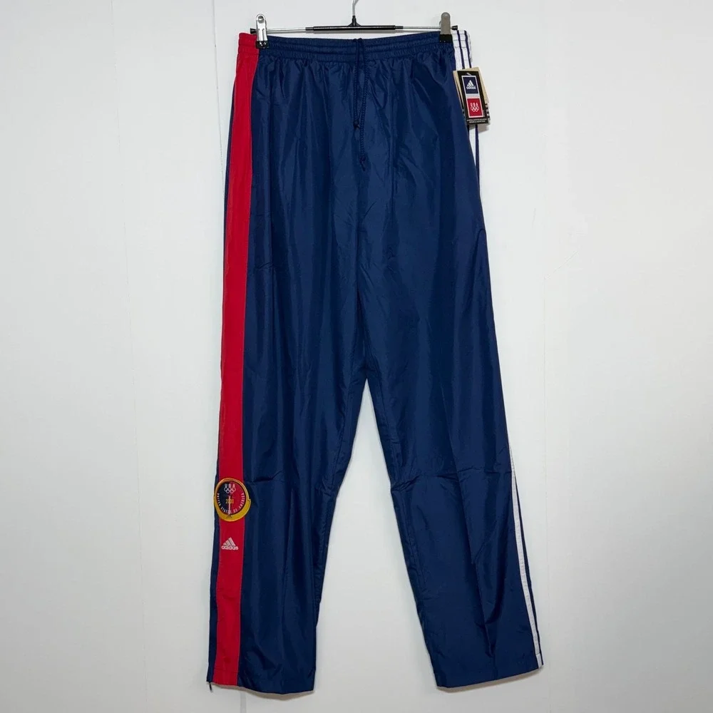 Vintage Adidas Track Pants Mens XL 31X32 Blue USA 2000 Olympic ClimaShell New